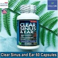 ราคา 70 OFF ราคา Sale โปรดอ่านรายละเอียดสินค้า EXP 11 2024 ไซ นัส หูอื้อ Homeopathic Formula Clear Sinus Ear 60 Capsules Clear Products (22764962081)
