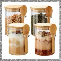 ราคา RDBO 4 Pack Overnight Oats Glass Containers with Lids and Spoons Glass Jars with Spoons and Lids for Loose Tea (22470021515)