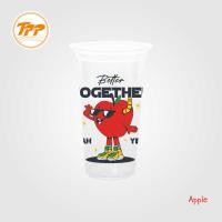 ราคา TPP แก้วพลาสติก PP 22 oz เรียบ ปาก 95 ซีรี่ส์ลายผลไม้ 1000 ใบ (21764426712)