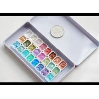 ราคา ต้นฉบับ Daniel Smith P Earlescent สีน้ำสีแยก24 48สี Acuarelas Palette อุปกรณ์การเรียน (23046254562)