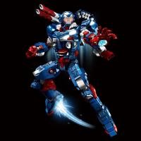 ราคา ชุดหุ่นยนต์เมชาซุปเปอร์ฮีโร่เครื่องจักรทำจากเหล็กของเล่นบล็อกตัวต่อเทคนิคของขวัญวันเกิดวันคริสต์มาสสำหรับเด็กผู้ชาย (23006791103)