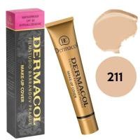 ราคา DERMACOL ครีมรองพื้น เดอร์มาคอล เบอร์ 211 DERMACOL FILM STUDIO BARRANDOV PRAGUE make up cover SPF30 (430513493)