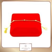 ราคา สร้อยข้อมือ สร้อยข้อมือสองกษัตริย์ ห้อยถุงทอง น้ำหนัก 2สลึง มีความยาวให้เลือก วัสดุชุบด้วยเศษทอง เน้นมาตรฐานความเหมือนของจริง (1385398618)