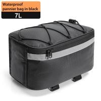 ราคา NEWBOLER 8L Bike Rear Seat Bag Waterproof Large Capacity Bicycle Saddle Trunk Bag Reflective Release Taillights Cycling Seat Saddle Bag (21472570027)