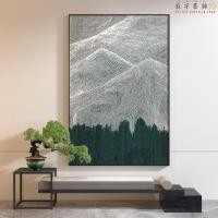 ราคา New Chinese Abstract Mountain Peak Forest Painters Hotel Office Decoration Gift Canvas (17625876390)
