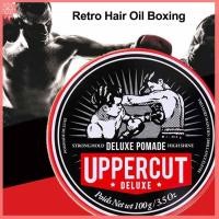 ราคา Deluxe Pomade Strong Hold High Shine Styling Pomade For Men 100g Hair Styling Sets (21961438783)