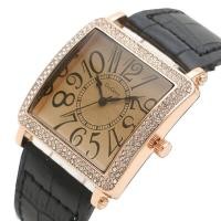 ราคา GOGOEY Square Rhinestone Digital Face Women S Watch Online Red Live Women S WatcH Fashion Quartz Watch Girl S Belt Watch (16595107957)
