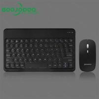 ราคา คีย์บอร์ดไทย ใหม่แบ็คไลท์ไล่โทนสี Bluetooth keyboardเมาส์ไร้สายคีย์บอร์ดiPadเหมาะสำหรับแท็บเล็ต Android IOS แป้นพิมพ์ภาษาไทย (23000478988)