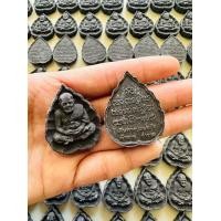 ราคา 100องค์ พระผงหลวงปู่ทวด พิมพ์ใบโพธิ์ พระผงใบโพธิ์หลังยันต์สีดำ1ถุง 100 องค์ (21268740514)