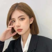 ราคา วิกผมสั้นหญิงฤดูร้อนอินเตอร์เน็ตคนดังสไตล์เกาหลีหัวโบโบ้หน้าตัดอารมณ์ลดอายุแสกกลางผมสั้นตรงธรรมชาติวิกผมเต็มหน้า (21505201761)