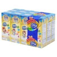 ราคา นมเอส 26 โกลด์ โปรเกรส นมยูเอชที สูตร 4 รสจืด 180 มล แพ็ค 12 กล่อง (17415542088)