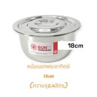 ราคา ส่งฟรี หม้อแขกสแตนเลส ตราจรวด Rocket ขนาด 18222630 ซม หม้อใส่แกง หม้อแขก หม้ออินเดีย หม้อใส่ข้าวราดแกง หม้อข้าวหมกไก่ (22863187963)