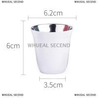 ราคา WHUEAL2 80ml Double Wall stainless STEEL ESPRESSO CUP ฉนวนกันความร้อน Nespresso pixie กาแฟถ้วยแคปซูลรูปร่างน่ารักแก้วกาแฟ Thermo CUP (22690102067)