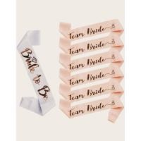 ราคา พร้อมส่งจากไทย ลูกโป่งตัวอักษรพร้อมแหวน ป้ายธง bride to be พรอพงานแต่ง สายสะพายเจ้าสาว เพื่อนเจ้าสาว bride to be Team bride งานแต่งงาน สละโสด (18691396796)