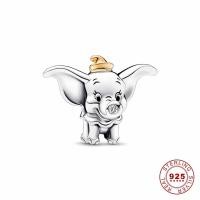 ราคา 100th Anniversary Herocross Disney mickey Charm 925 Sterling Silver Pendant Fit Original Pandora Bracelet DIY Jewelry pooh Bead (21484797259)
