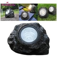 ราคา LED Solar Lamp Light Sensitive Solar Garden Lights Landscape Decoration IP65 Waterproof Simulation Stone Lawn Lamps (20585355887)