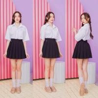 ราคา กระโปรงพลีทเอวมีขอบ มียาว15 16 18 20 ผ้าทิ้งตัวมีน้ำหนัก ผ้าหนา ไม่บาง กระโปรงนักศึกษาพลีท (22876860418)