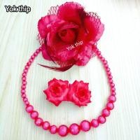 ราคา กุหลาบขนนก เซต3ชิัน พร้อมส่ง จากไทย เครื่องประดับทองกวาว กิ๊บติดผม ต่างหูหนีบ สร้อยคอ ดอกไม้ติดผม กิ๊บทองกวาง สีสวย โดดเด่น เห็นชัด สีสันสะดุดตา (22837935216)