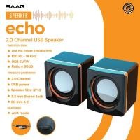ราคา SAAG Bluetooth Speaker Echo ลำโพงฟังเพลง ลำโพงเล่นเกม ลำโพงคอมพิวเตอร์ (22663140757)