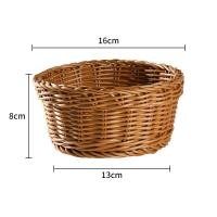 ราคา Creative หวายสานถาดผลไม้ขนาดเล็กจานติ่มซําร้านอาหารตะกร้าขนม French Fries ตะกร้าผลไม้แห้งถาด KENS ยี่ห้อ (17471883860)