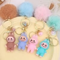 ราคา Lovely girls house 4Pcs พวงกุญแจแฟนซี POP MART Labubu พวงกุญแจตุ๊กตา Macaron มีสี (22957058934)