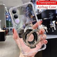 ราคา เคสโทรศัพท์โปร่งใสขาตั้งไจโรสโคปแบบหมุนได้ของเล่นใช้การบีบอัดสำหรับ Vivo Y200 Y200 Y19S Y 19S Y 200 VivoY200 4G 5G 2024เคสซิลิโคนสี่มุมของแท้เคสกันกระแทก (22980608748)