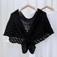 ราคา ผ้าคลุมไหล่ ผ้าถัก ผ้าพันคอไหมพรม แบบไขว้ สีพื้นสไตล์วินเทจ แฟชั่นผู้หญิง (23034664343)