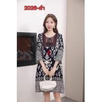 ราคา มินิเดรสสาวอวบสไตล์โบฮีเมียน (21580077776)