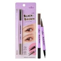 ราคา odbo OD3016 Black Brown Duo Ink Liner อายไลเนอร์2หัว 2สี (22177774542)