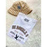 ราคา เสื้อยืด cc oo งานใหม่ ปักโค้ง นกตรงกลาง ใส่ได้ทั้ง ช ญ (22275369674)