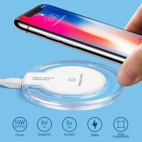ราคา เครื่องชาร์จไร้สาย 5W แท่นชาร์จแบบไร้สาย Fast Wireless Charger ใช้งานได้กับสมาร์ทโฟนที่รองรับการชาร์จแบบไร้สาย Qi Standard (7343720092)
