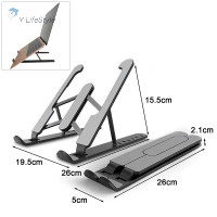 ราคา Local Delivery Y LifeStyle โต๊ะคอมพิวเตอร์พับได้ขาตั้งแล็ปท็อปแท็บเล็ตโน้ตบุ๊คแบบพกพาปรับได้ (22519986738)