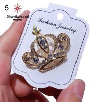 ราคา เข็มกลัดไข่มุกเทียมรูปมงกุฎพลอยเทียมเข็มกลัดจิเวลรี่ติดปกเสื้อ (13341179411)