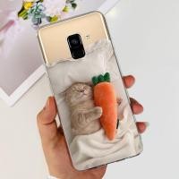 ราคา เคส Samsung Galaxy A8 2018 SM A530F ใหม่เคสซิลิโคนนิ่มพิมพ์ลายเพ้นท์สำหรับ Samsung A8 Plus 2018 A8 เคส A730F (22419526801)