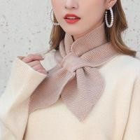 ราคา TT GLASSES อบอุ่นและอบอุ่น ผ้าพันคอแบบไขว้ กันลม ถักนิตติ้ง ที่อุ่นคอ ฤดูหนาวในฤดูหนาว ถอดออกได้ เสื้อกันหนาวผูกโบว์ สำหรับผู้หญิง (21995179338)