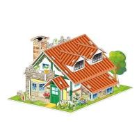 ราคา โมเดลปริศนา 3 มิติ ปริศนากระดาษโมเดลบ้าน 3 มิติ (22204446471)