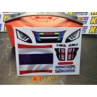 ราคา พร้อมส่ง สติ๊กเกอร์ไฟหน้า All New สติ๊กเกอร์หลังคารถกระบะ รถกระป๋องตราเพชร (20800298017)