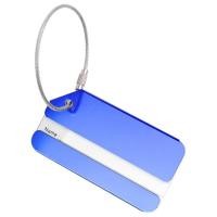 ราคา Metal Suitcases Tags Aluminum Metal Luggage Tag Business Card Travel Tag With Stainless Steel Loop For Suitcase Handbags Childrens Cars Luggage masterly (16999897183)
