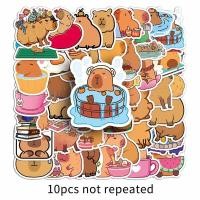 ราคา 50PCS Cartoon Cute Capybara Graffiti Waterproof Sticker Kid Toy Gift PVC Sticker (21696364268)