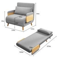 ราคา โซฟาปรับนอน 1 ที่นั่ง โซฟาปรับนอน โซฟาเบดมินิมอล โซฟาผ้าปรับนอน ได้ทั้งนั่งและนอน โซฟานั่งเล่น โซฟาพักผ่อน มีให้เลือก 4 สี (21897578536)