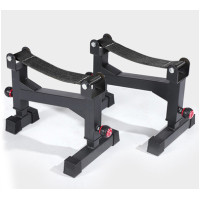 ราคา ใช้ในบ้าน Hard Pull Squat Stand Dumbbell Rack Balance การฝึกอบรมอุปกรณ์ฟิตเนสเบาะวงเล็บ Barbell ตําแหน่งบัฟเฟอร์ Pad (22889814771)