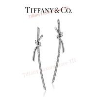 ราคา Tiffany and Co ทิฟฟานี่ 18k ทองผูกโบว์หล่นต่างหูฝังรอบสดใสเพชรโบว์ฝังเพชร tiffany Knot Drop Earrings in 18k Yellow Gold with Round Diamonds (22932331592)