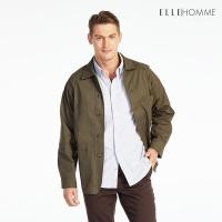ราคา ELLE HOMME เสื้อแจ็คเก็ตผู้ชาย สไตล์ Casual สีเขียว W8J237 (22478061011)