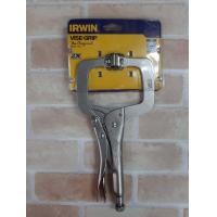 ราคา IRWIN VISE GRIP คีมล็อคตัวซี มีแผ่นรอง ขนาด 11 นิ้ว รุ่น 11SP Locking C Clamps with Swivel Pads (16680664407)