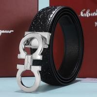 ราคา Ferragamos แท้ดั้งเดิมเข็มขัดหนังแบรนด์หรูเข็มขัดหัวเข็มขัดอัตโนมัติย้อนยุคคลาสสิกของบุรุษลำลองแฟชั่น (18113431551)