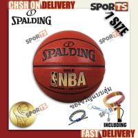 ราคา Spalding Basketball ลูกบาส ลูกบาสเกตบอล 7 เล่นได้ทั้งในร่มและกลางแจ้ง ฟรี เข็มสูบลม ที่สูบลม ตาข่ (22538168733)