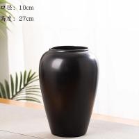 ราคา แจกันเซรามิก Lhuabo2q Jingdezhen แจกันตกแต่งบ้านวินเทจจีนโบราณสีน้ำเงินเข้มแจกันดินเผาเฟอร์นิเจอร์พื้นผิวที่ดี (20949796788)