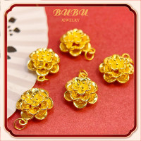ราคา จี้ดอกโบตั๋น 18k ทองคําแท้ 98 2 น้ําหนัก 1 2 กรัม ทอง หลุด จำนำ gold (22489230759)