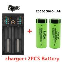 ราคา Panasonic แบตเตอรี่ลิเธียมไอออน 26650 5000mAh 3 7V 50A ชาร์จได้ พร้อมที่ชาร์จแบตเตอรี่ Liitokala Lii 202 (21689074081)