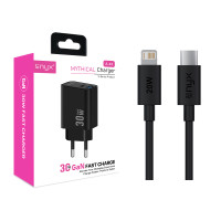 ราคา หัวชาร์จ ENYX รุ่น A4X 1USB 1PD หัวชาร์จ Fast Charger GAN 30W ชาร์จไวขึ้น 2 เท่า หัวชาร์จ A4X (22306756782)